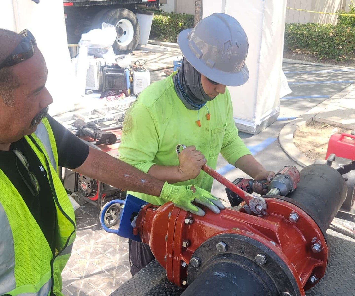 section valve replacement